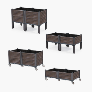 조립식 미니 텃밭 2칸 세트