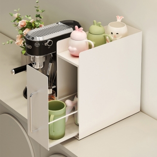 숨틈 슬라이딩 철제수납장 슬림 틈새수납 양념통 디귿 서랍