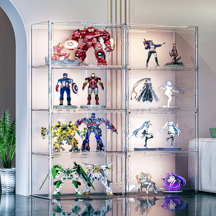 하이룸 특대형 아크릴 케이스 조명 피규어 장식장 60X36X36cm