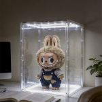 하이큐브 LED 대형 케이스 투명 적층형 아크릴 보관함 33X33X45