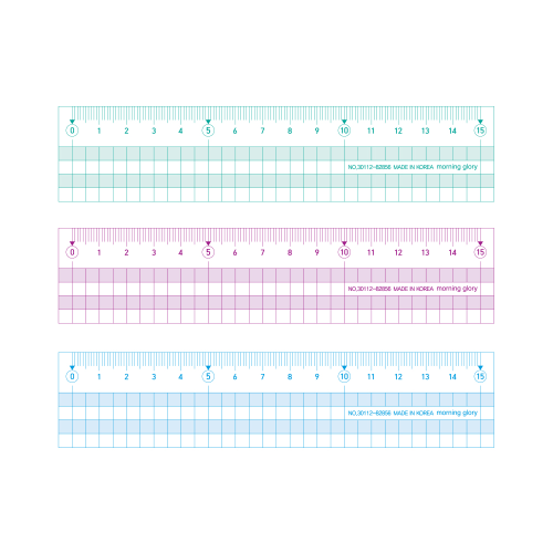 1500 컬러 방안자(15cm)