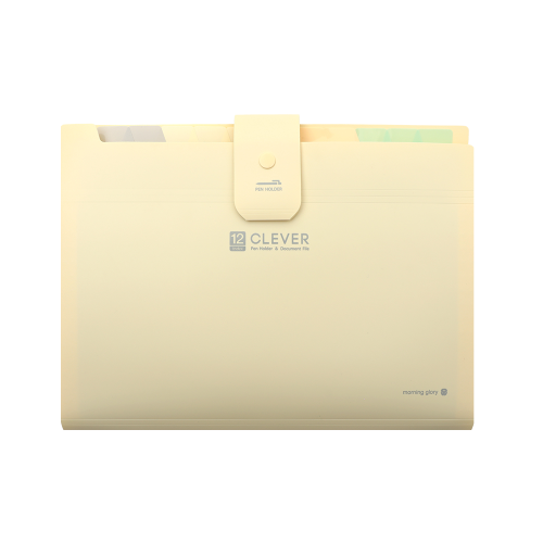 6500 클레버 12분류 간편 도큐멘트화일(아이보리)