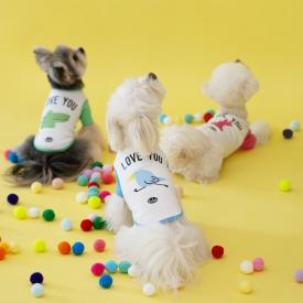 펫츠랜드 버디즈티셔츠 러브유 3 color S-2XL