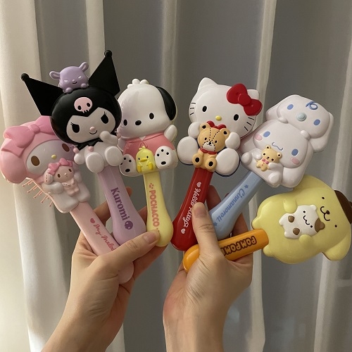 산리오) 산리오마스코트 헤어브러쉬 5종