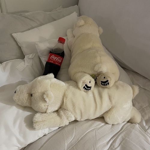 SUNLEMON) 무릎인형★백곰 M사이즈 SUNLEMON) 무릎인형★백곰 M사이즈