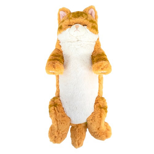 SUNLEMON) 무릎인형★잠자는 쓰야쓰야 줄무늬 고양이 2종
