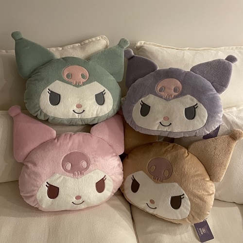 산리오) 산리오마스코트 쿠로미 페이스 쿠션