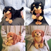 SUNLEMON) 무릎인형 닥스훈트 강아지 인형