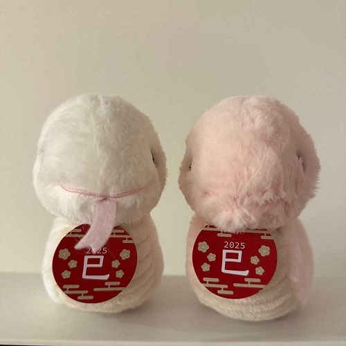SUNLEMON) 플러피애니멀 2025 뱀띠해 뱀 인형 부드러운 애착 뱀인형