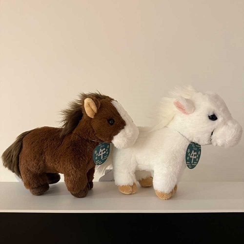 SUNLEMON) 플러피애니멀 말 인형 애착 동물 말띠 인형