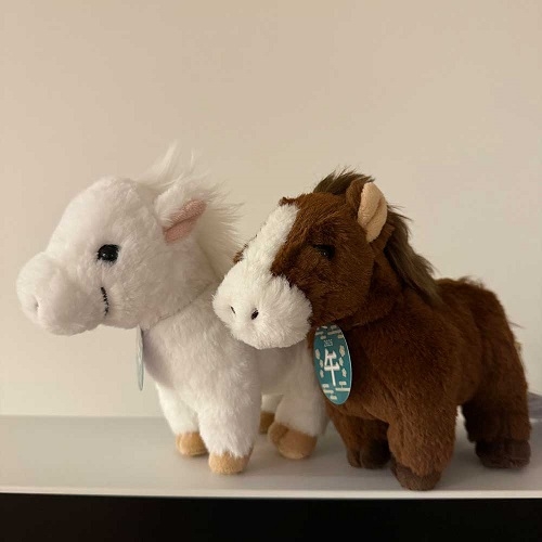 SUNLEMON) 플러피애니멀 말 인형 애착 동물 말띠 인형