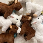 SUNLEMON) 플러피애니멀 말 인형 애착 동물 말띠 인형