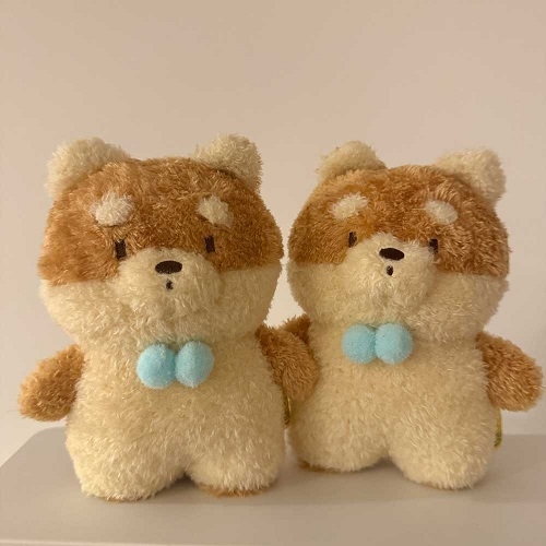 SUNLEMON) 폭신폭신 탓똔 시바견 인형 애착 동물