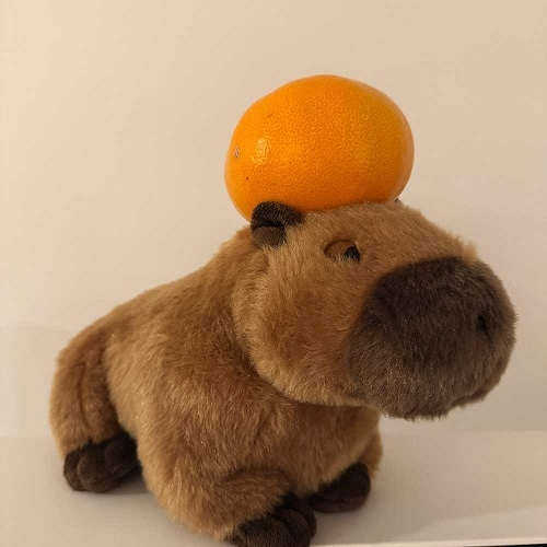 SUNLEMON) 플러피애니멀 카피바라 S,M 사이즈 애착 동물 인형