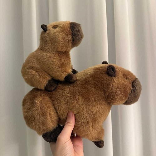 SUNLEMON) 플러피애니멀 카피바라 S,M 사이즈 애착 동물 인형