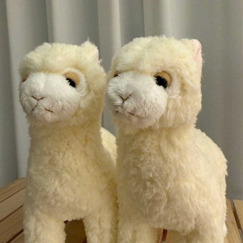 SUNLEMON) 플러피애니멀 알파카 애착 동물 인형