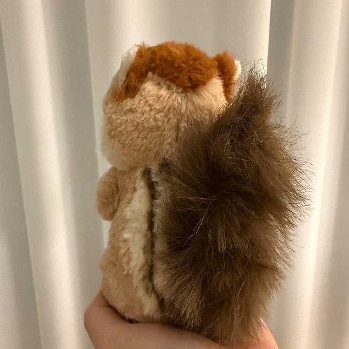 SUNLEMON) 플러피애니멀 다람쥐 애착 동물 인형