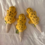 SUNLEMON) 플러피애니멀 게코 도마뱀 레오파드 개코 애착 동물 인형