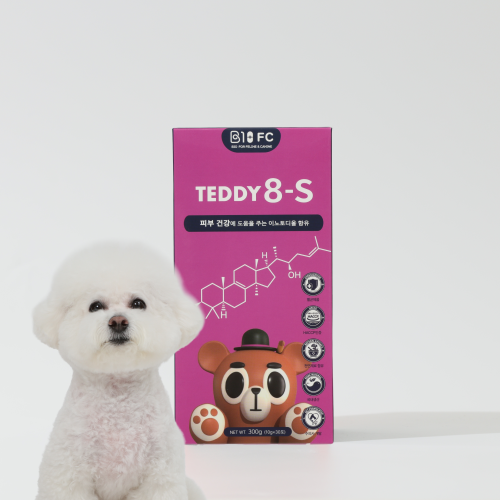 [수의사개발] TEDDY8-S 반려동물 영양제 피부 건강 및 염증완화 도움
