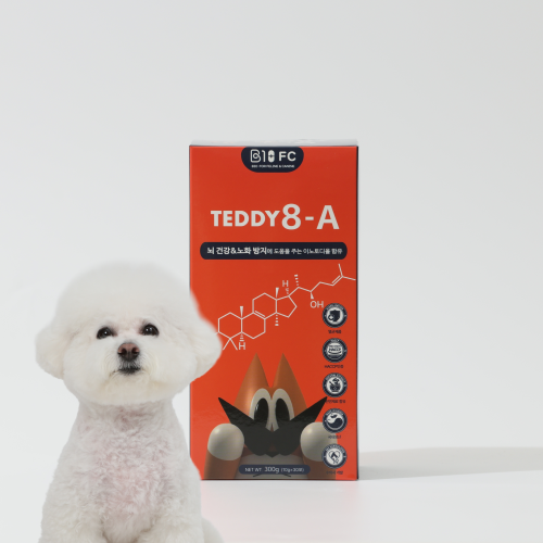 [수의사개발] TEDDY8-A 반려동물 영양제 뇌건강 및 노화방지. 인지 기능 장애 완화 도움