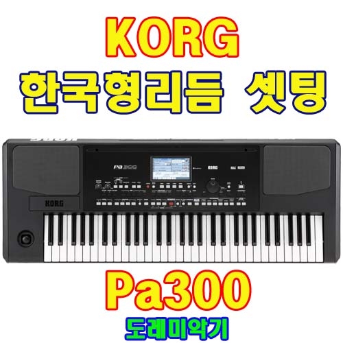KORG pa300 (korg pa300/정품/옵션 스텐드,가방 필수선택/한국형리듬/도레미악기/낙원상가/KORG