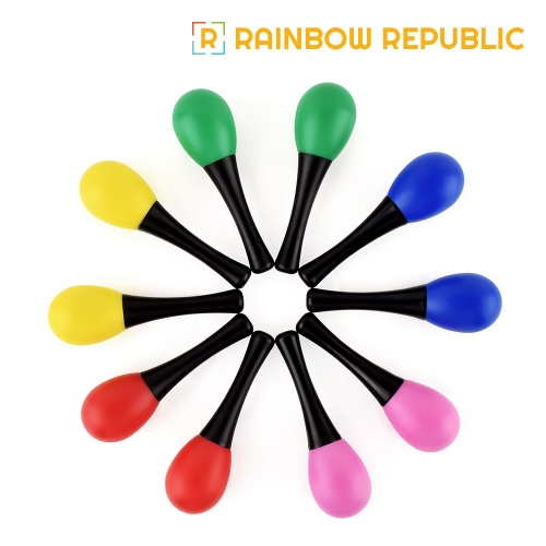 [레인보우] 리틀마라카스 2P 세트 / 쉐이커 음율악기