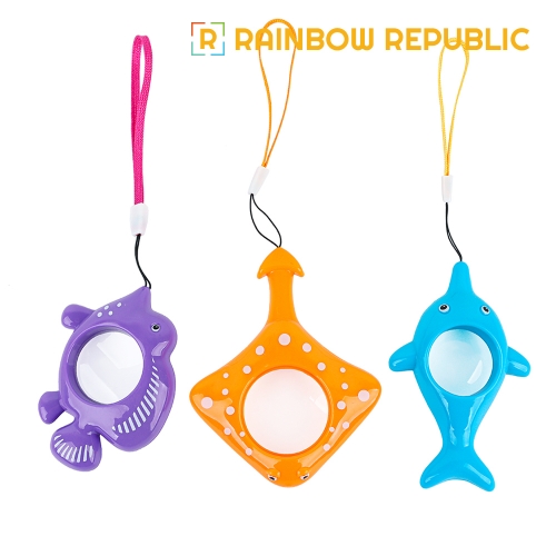 [레인보우] 씨월드 돋보기 / 손잡이 확대안경