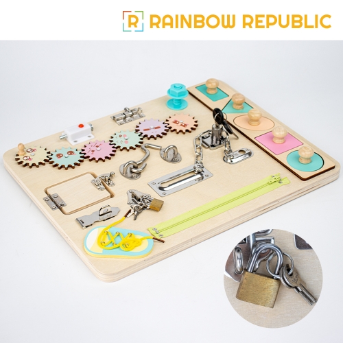 [레인보우] 열쇠 자물쇠 지능개발 놀이