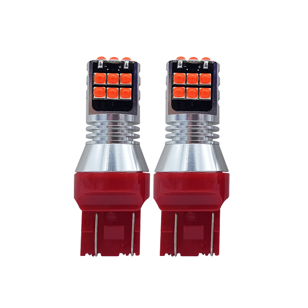 [K077] T20 7443 3030 LED 2개1세트 브레이크등 (레드색상)