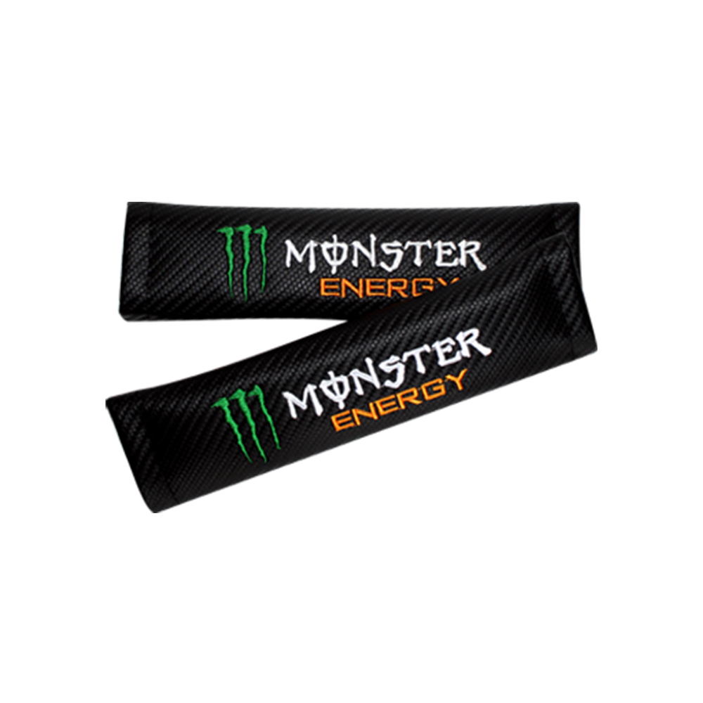 [K1273] 몬스터 Monster 카본 안전벨트커버 (2개1세트)