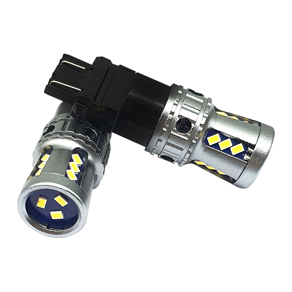 [K1509] 12V T20 3157 LED 화이트 벌브 / 2개1세트