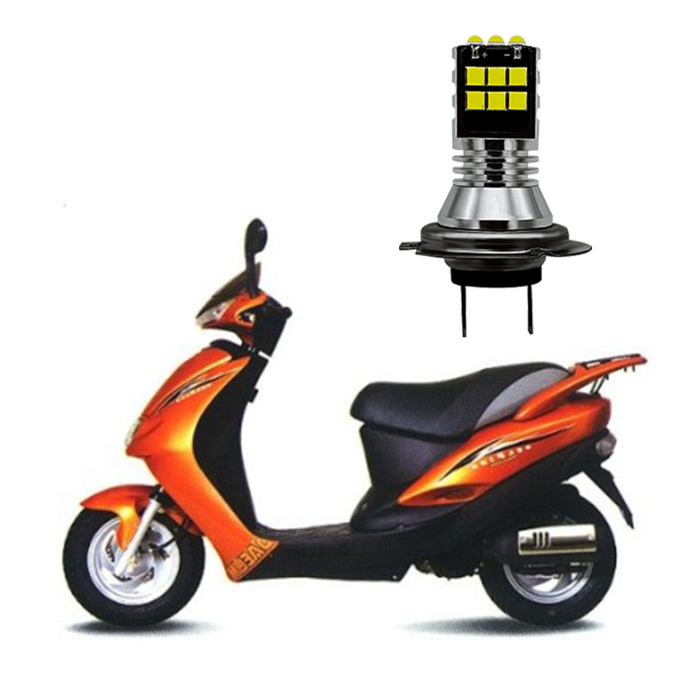 [K1547] 오토바이 대림 델피노 H7 15 LED전조등 라이트 전구 (개당판매)