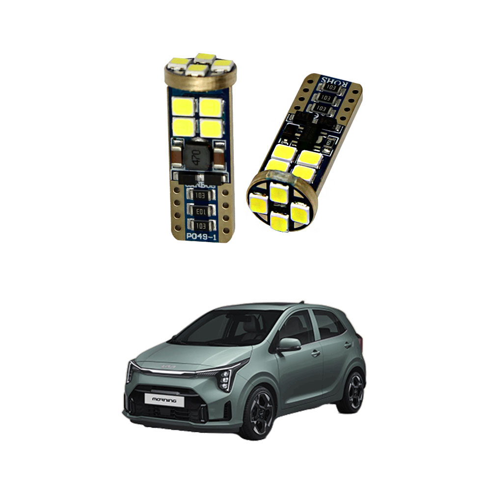 더뉴모닝 2024-2025년형 T10 LED번호판등 / 2개1세트 LG 12LED(정기검사가능)