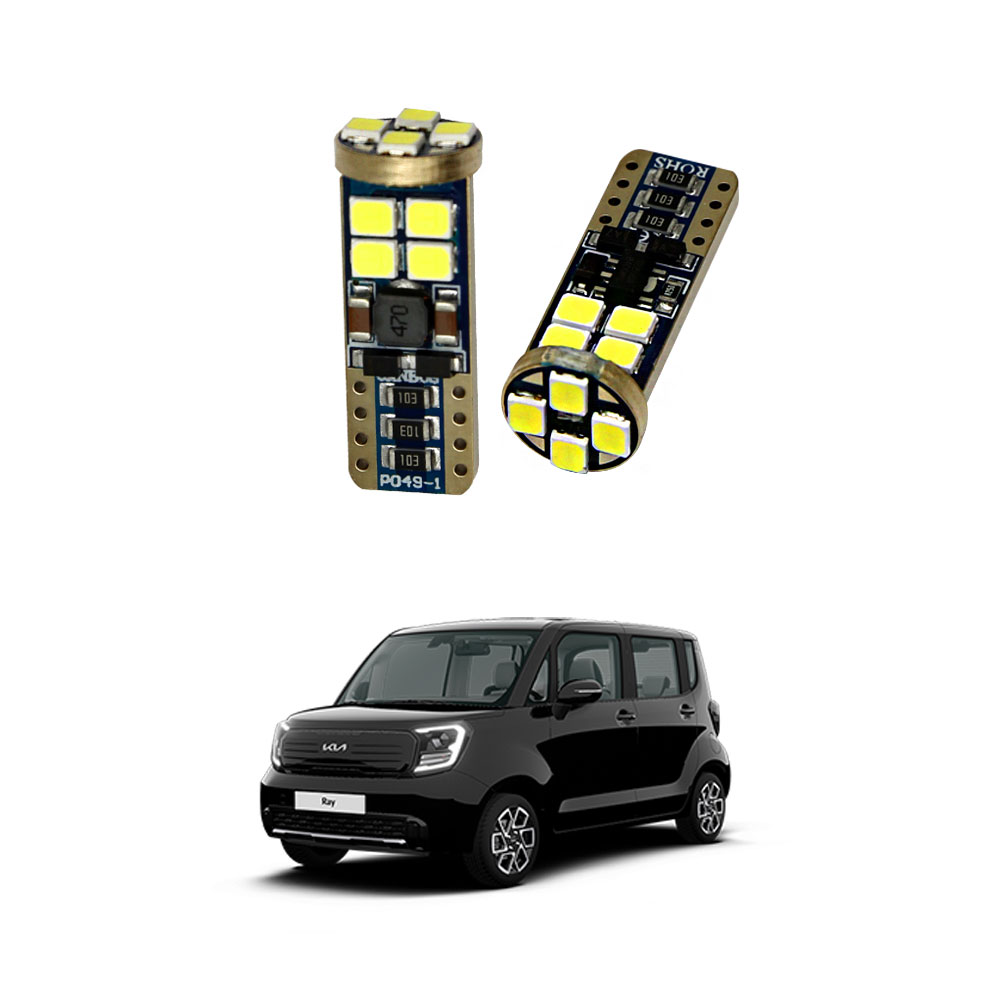 더뉴레이 2025년형 T10 LED번호판등 / 2개1세트 LG 12LED(정기검사가능)