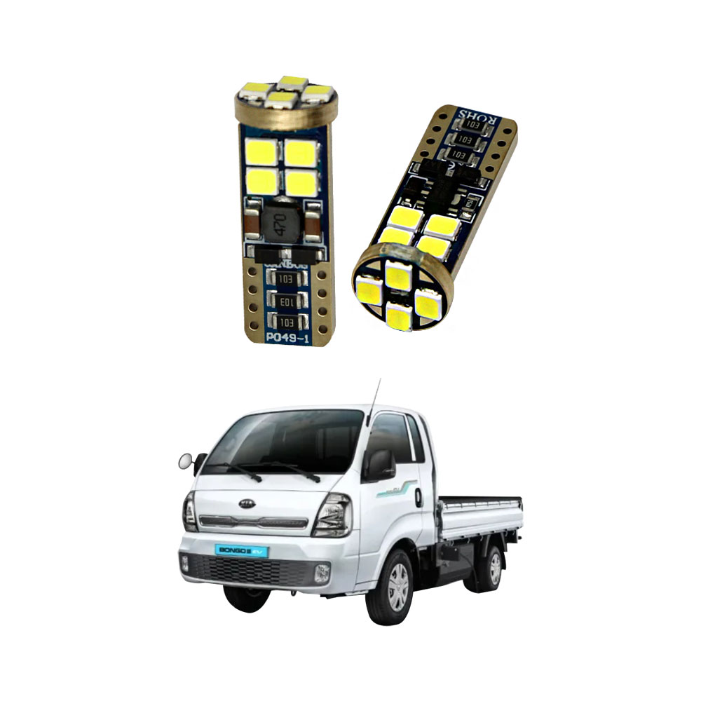 봉고 EV 전기차 T10 LED번호판등 / 2개1세트 LG 12LED(정기검사가능)