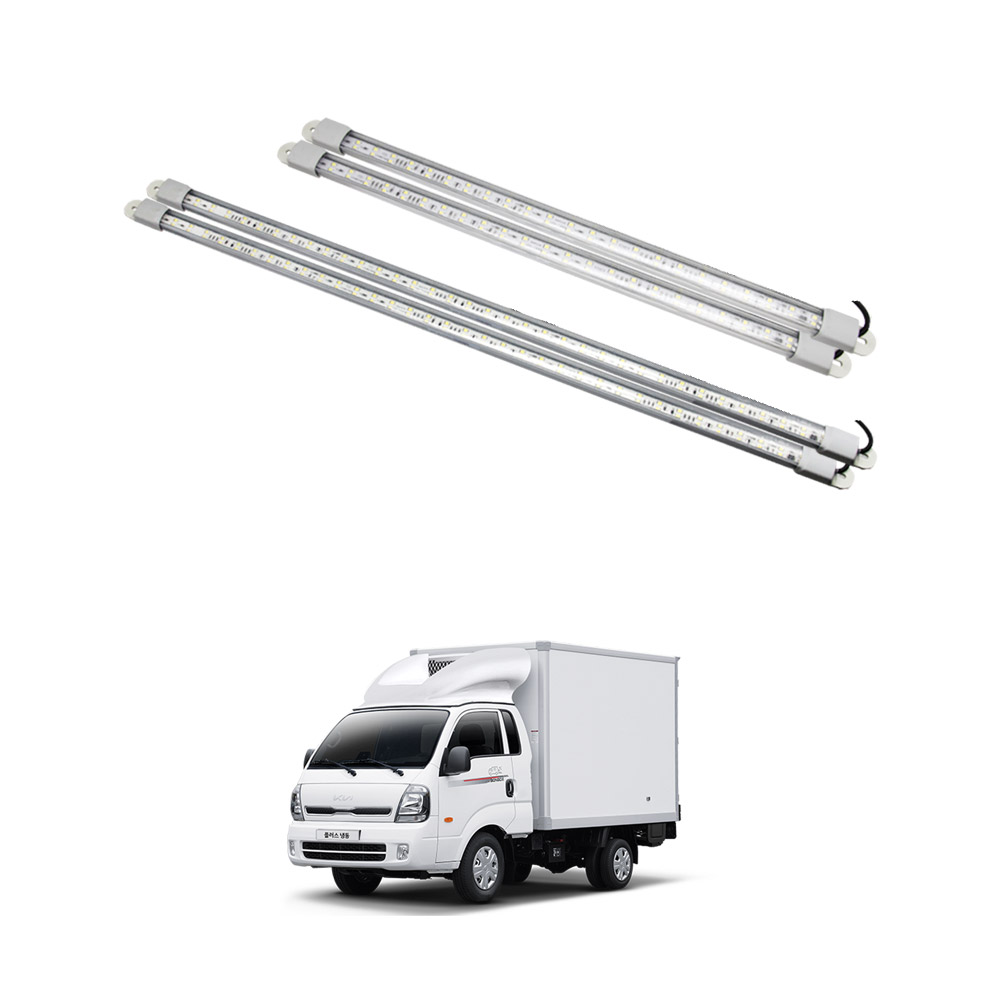 12V 화물 봉고 냉동 탑차 윙바디 워크스루밴 LED바 뒷바퀴 차폭 경광등 (2개1세트)