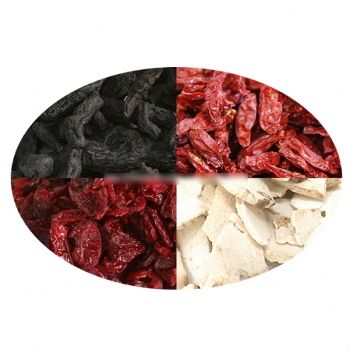 숙지황산수유구기자차 재료세트 1000g 숙지황 산수유 구기자 복령