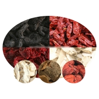 6+차 재료세트 1550g 숙지황 산수유 구기자 복령 산약 계피 대추