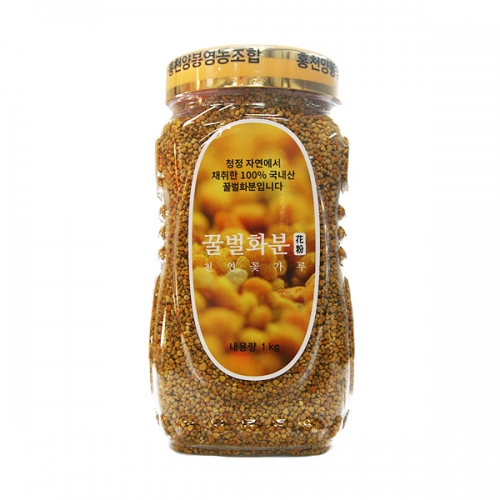 국내산 꿀벌화분 1kg 벌화분 국내산 비폴렌