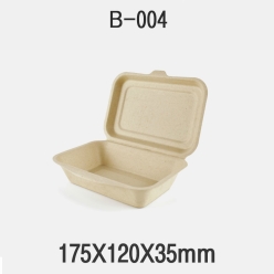 펄프도시락 B-004 크라프트 1box(500개)