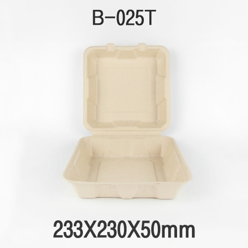 펄프도시락 B-025T 크라프트 1box(200개)