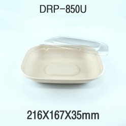 다용도 펄프 도시락 용기 DRP-850U 1box(400개)