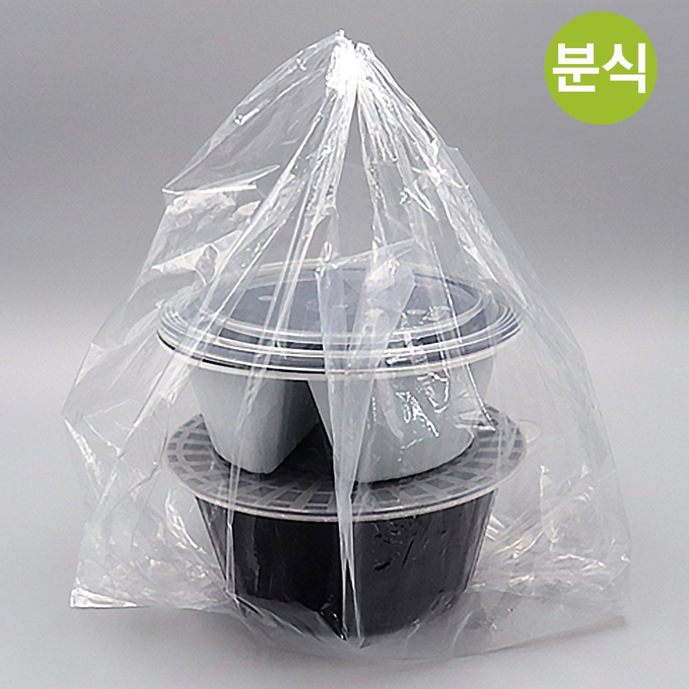 배달봉투 LDPE 투명 분식 (1000매)