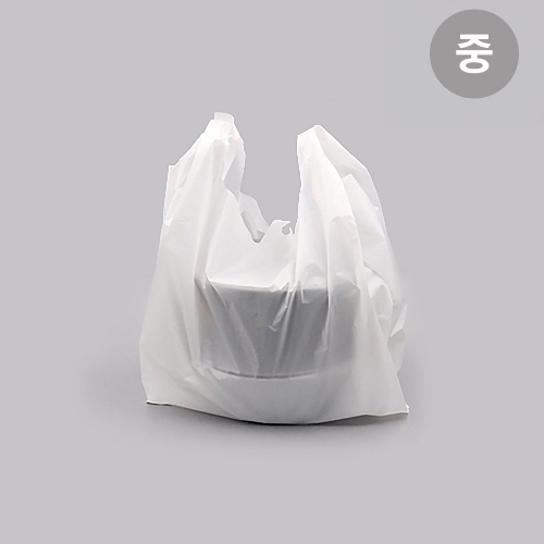 배달봉투 HDPE 유백 중 (1000매)