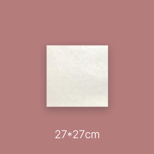 코팅 노루지 평판 식품용 기름종이 쟁반깔지 27x27cm (5000매)