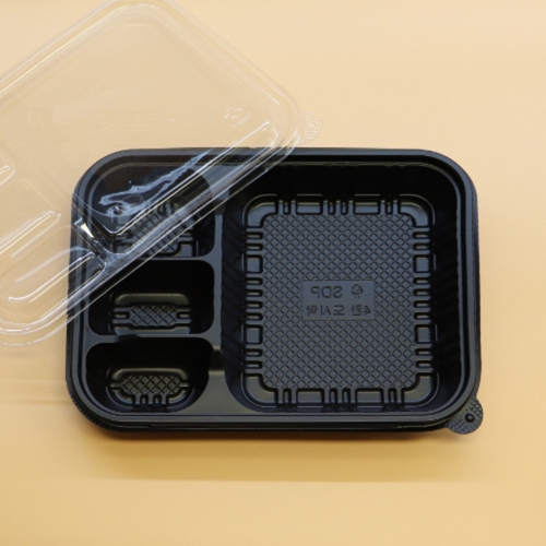 4칸도시락(세트) 1box(200개)