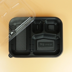 4칸도시락(셋트)V형 1box(200개)