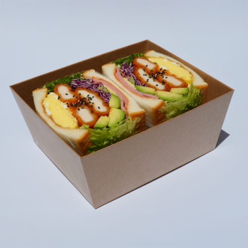 샌드위치용기 HUA-5호 크라프트 1box(500개입)