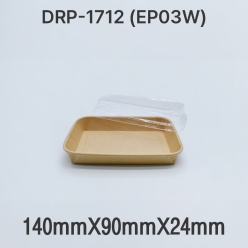 다용도 종이 도시락 DRP- 1712(EP03W) 1box(600개)