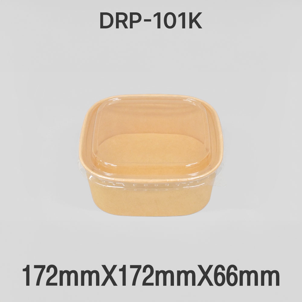 다용도 종이 도시락 DRP-101kB 크라프트 1box(300개)